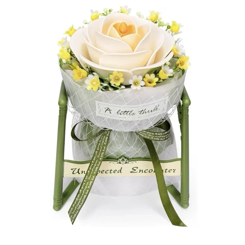 ROBOTIME 3D Plastic Flower Puzzle Camellia Flowers‎ DIY Model Kits Women